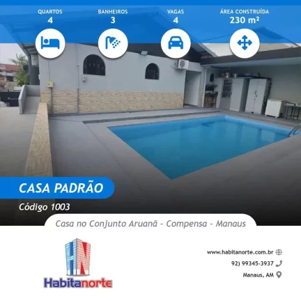 Foto do imóvel CASA NO CONJUNTO ARUANÃ - COMPENSA
