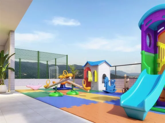 Imagem Apartamento com 1 dorm, Maracanã, Praia Grande - R$ 357 mil, Cod: 2869