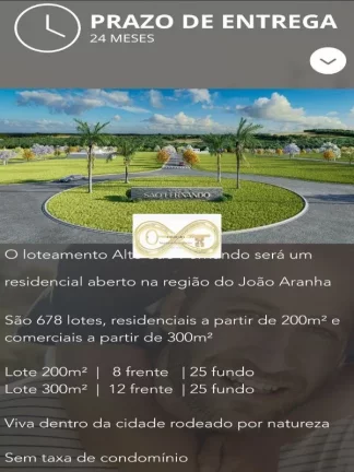 Imagem LOTEAMENTO ALTO SÃO FERNANDO JOÃO ARANHA, PAULÍNIA - COMERCIAL