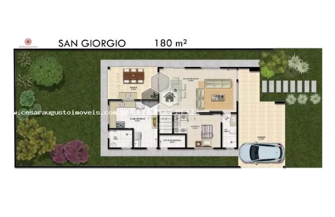 Imagem Jardins de Murano - Casas duplex em Alto Padrão no Eus?(C)bio