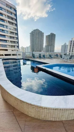 Foto do imóvel Apartamento com 1 dormitório à venda, 50 m² por R$ 360.000,00 - Vila Guilhermina - Praia Grande/SP