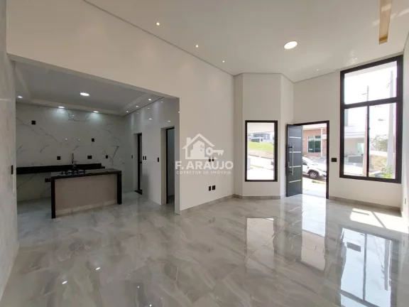 Imagem Casa em condomínio fechado à em Sorocaba-SP! Casa nova com 3 suítes e área gourmet