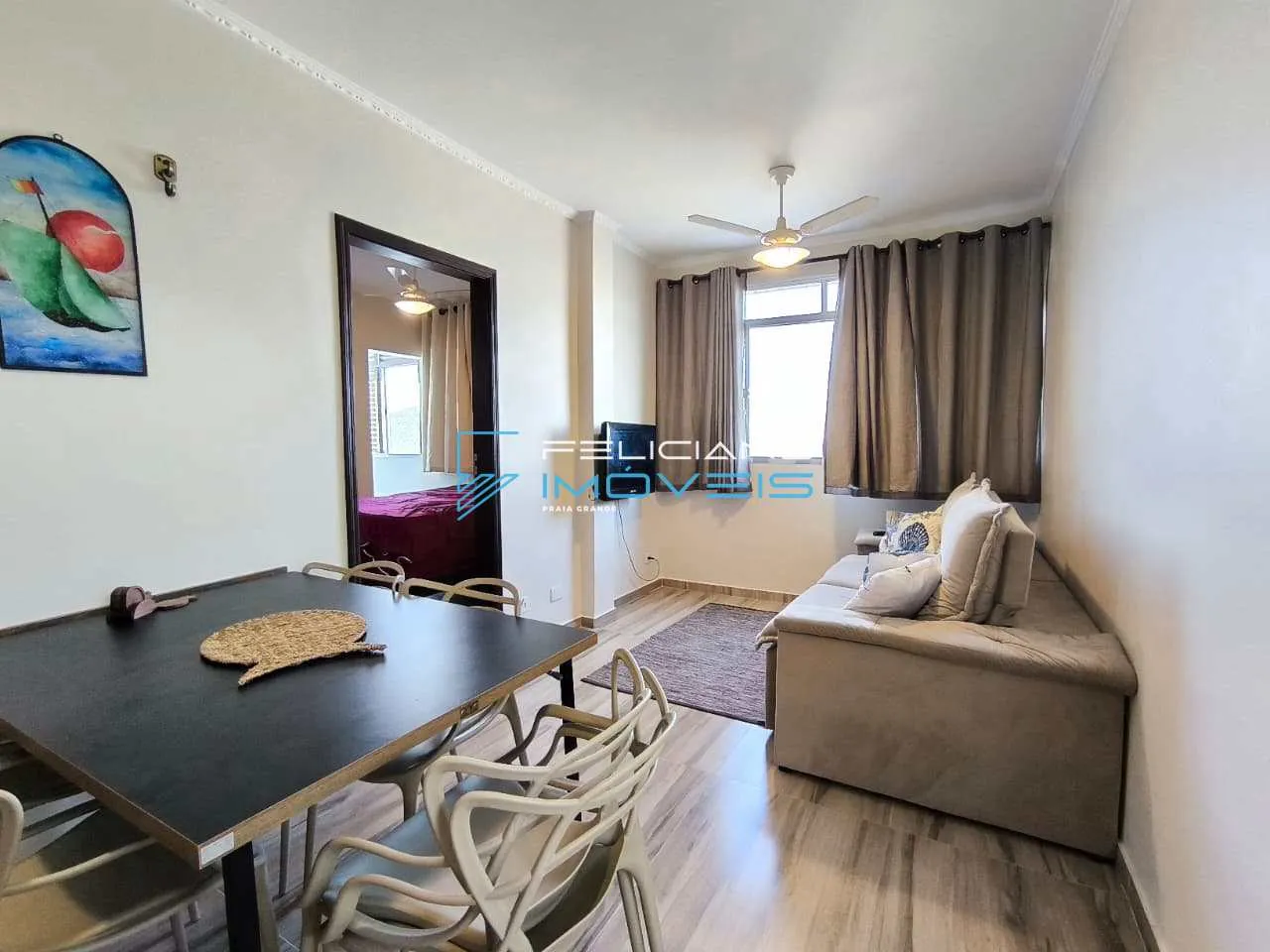 Imagem Apartamento com 2 quartos, Guilhermina, Praia Grande - R$ 555 mil, Cod: 7465