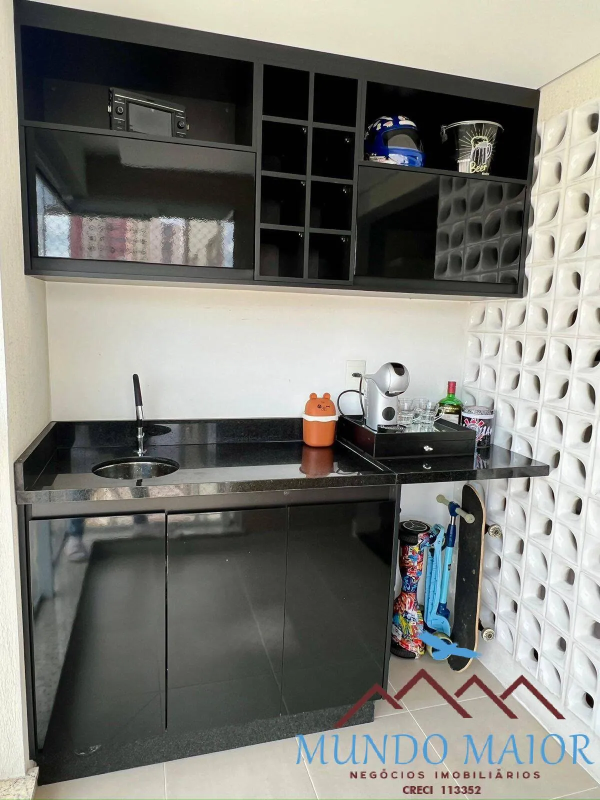 Imagem Apto Mobiliado no Parque das Nações: 57m², 1 Suíte, Varanda Envidraçada !!!