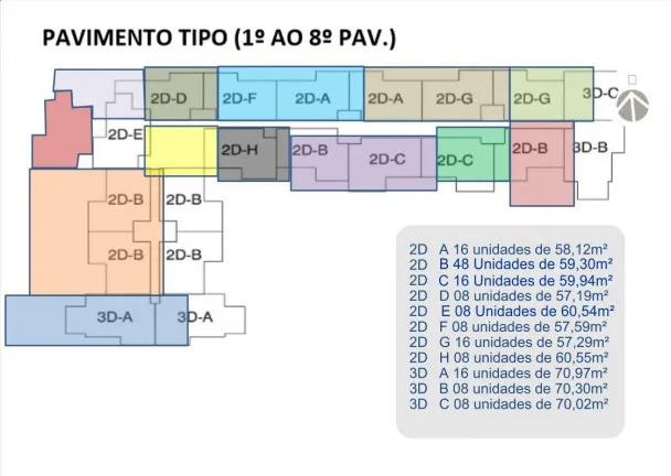 Imagem Apartamento com 2 Quartos à Venda, 57 m²em Ferreira - São Paulo