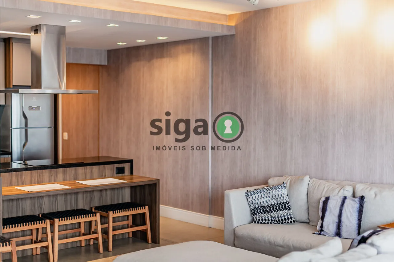 Imagem Apartamento para locação e venda com 1 suíte e 2 vagas - Brooklin - São Paulo/SP