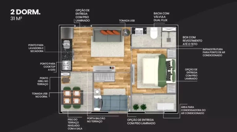 Imagem METROCASA VILA PRUDENTE - Studio PENTHOUSE 46m², 1 dorm, a 500 m da estação Oratório do metrô!