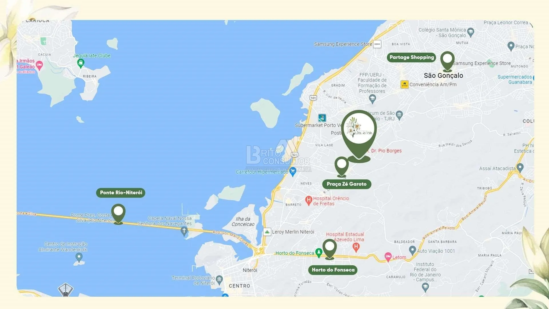 Imagem LIRIOS DO VALE - Apartamento 3 Qts, 1Suíte, 1 Varanda, 1 Vaga, Lazer Completo - Residencial Lírios do Vale - Covanca - São Gonçalo/RJ.