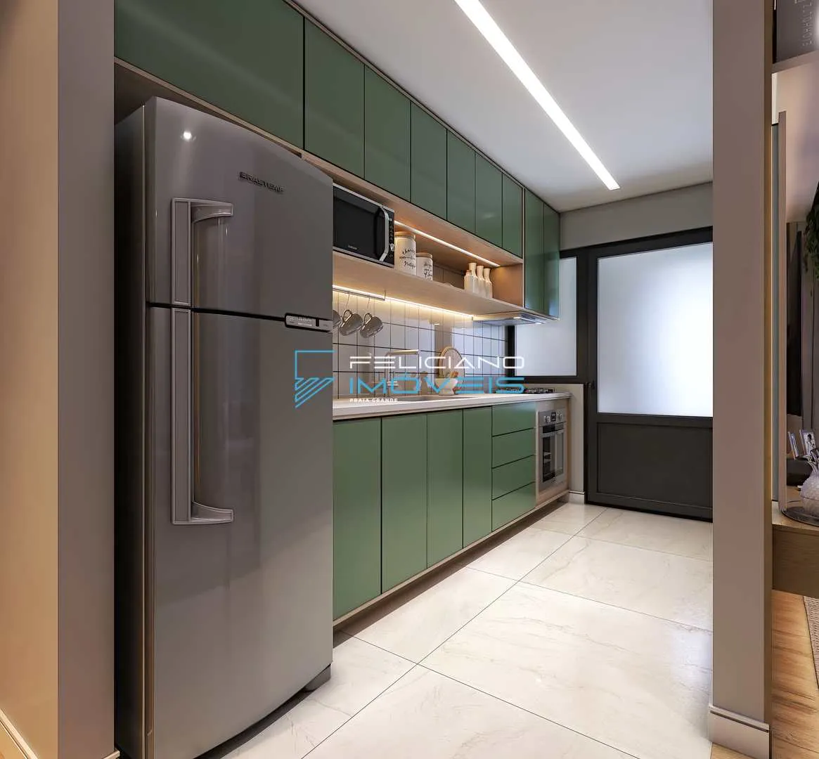 Imagem Apartamento com 1 quarto, Solemar, Praia Grande - R$ 505 mil, Cod: 5720