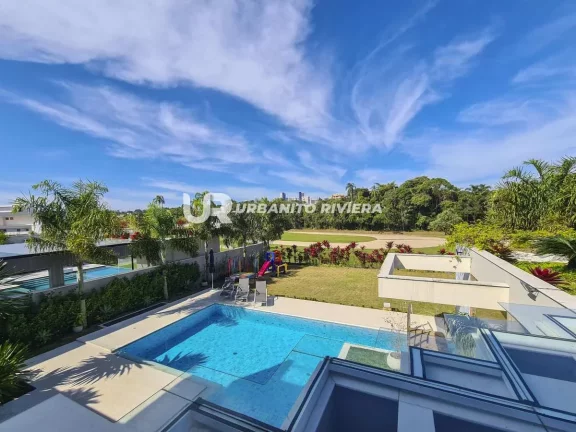 Imagem Casa de Luxo com Vista para o Campo de Golfe na Riviera 7 Suítes e Lazer Completo