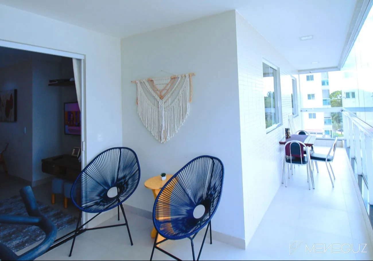 Imagem Apartamento 3 quartos Guarapari Praia do Morro, totalmente mobiliado e decorado de frente para rua sol da manhã