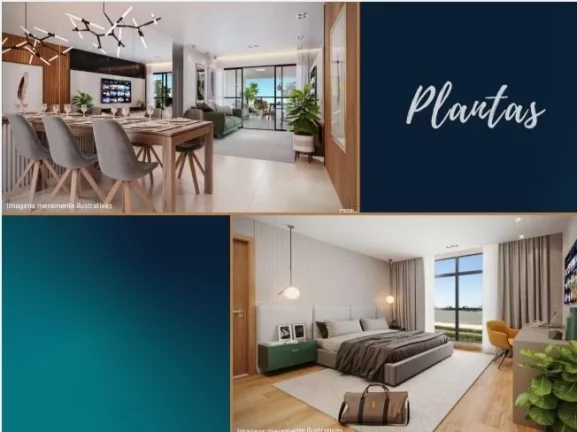 Imagem Residencial Solar da Praia é um lançamento que está em fase de construção frente para o mar e contará com apartamentos de 2 ou 3 quartos