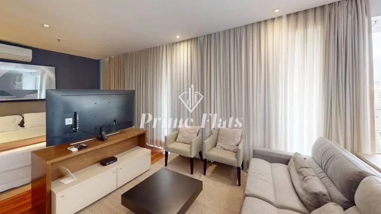 Imagem Flat disponível para locação no FL Residence, com 62m², 1 dormitório e 1 vaga de garagem