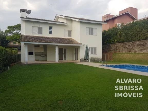 Imagem Luxuosa Casa para Locação – 4 Dormitórios | Área de Lazer Completa!- Condominio Campos de Santo Antonio Itu-SP