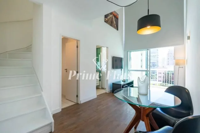 Imagem Flat disponível para locação no The Blue Loft, com 44m², 1 dormitório e 1 vaga de garagem