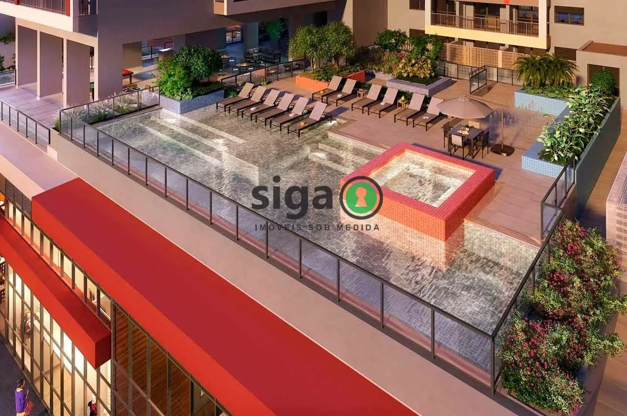 Imagem Apartamento de 24m² Mobiliado em Chacara Santo Antonio - São Paulo/SP