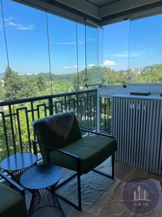 Imagem Oportunidade Aluguel Apartamento Mobiliado 79 m², 9.000/mês -Alphaville SP