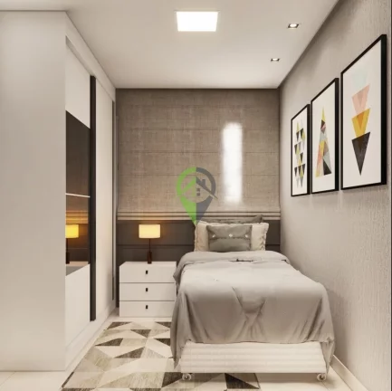 Imagem Villagio Triplex no Macuco com 2 suítes e vaga privativa - Santos/SP
