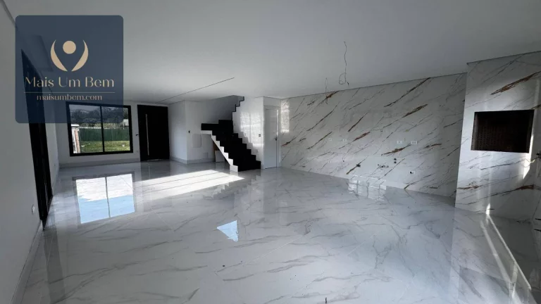 Imagem Sobrado Tríplex com Terraço em condomínio fechado com Piscina, 3 suítes, 171 m² por R$ 1.290.000 - Santa Cândida - Curitiba/PR