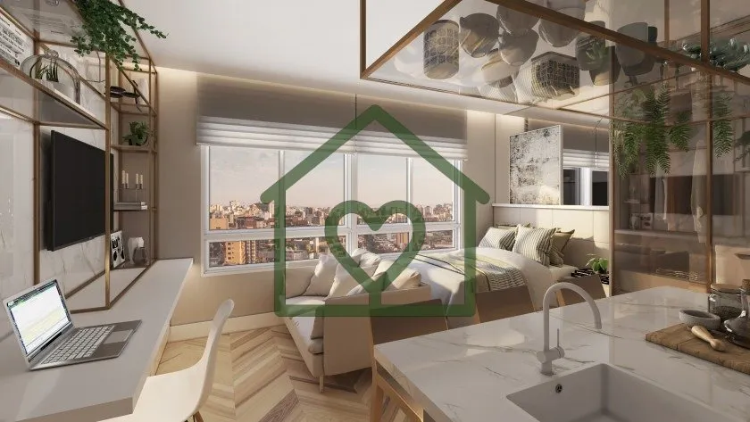 Imagem Excelente apto novo com 70m2 privativos, 02 dormitórios, ambos suítes, living 2 ambientes com chur...