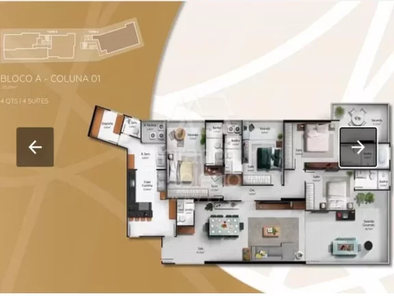 Imagem LANÇAMENTO NO CENTRO DA CIDADE -EDIFÍCIO RENE RABELLO 3 QUARTOS OU 4