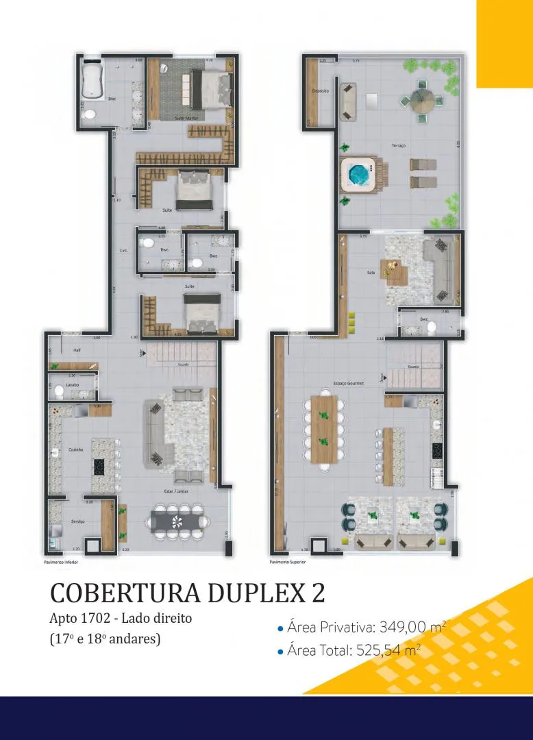 Imagem Lançamento: Apartamento no EDIFÍCIO LONDON RESIDENCE no Bairro Coqueiral em Cascavel - 178.63m² com portaria 24h