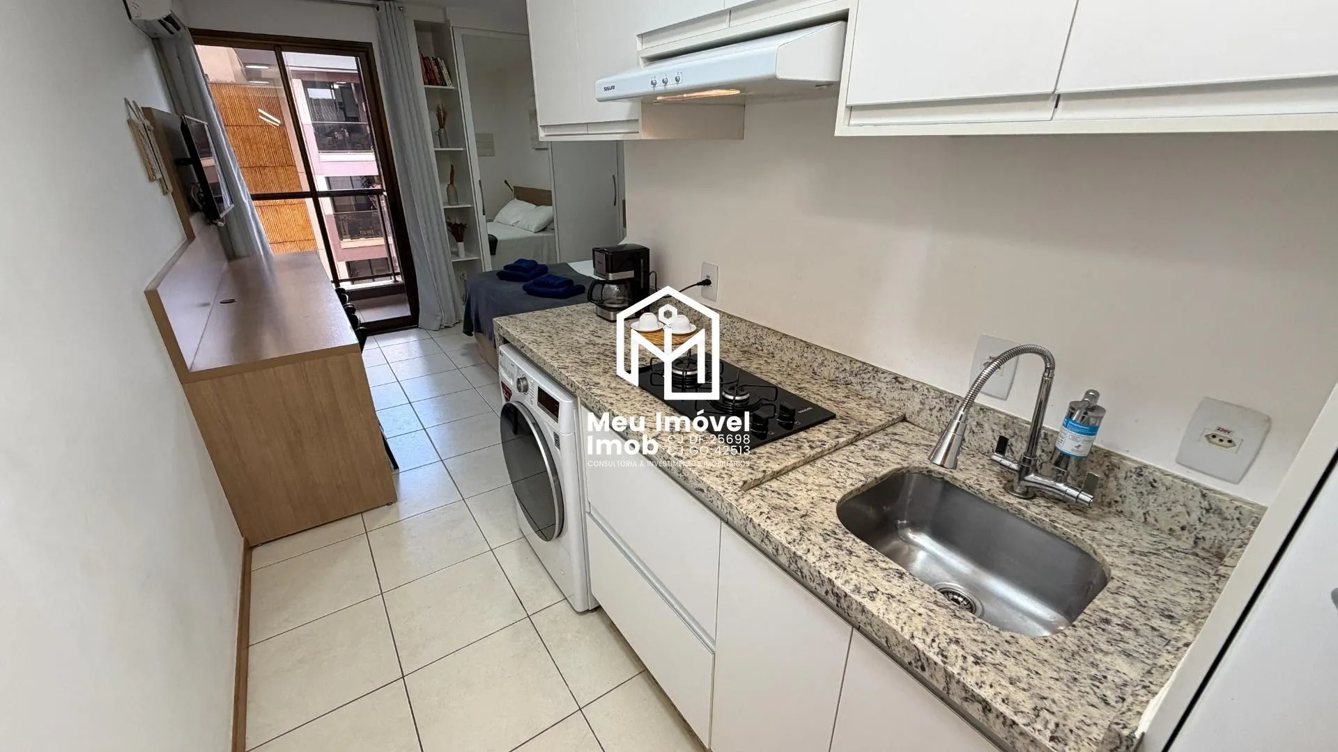 Imagem Apartamento Life Resort 1 Quarto Varanda Mobiliado Brasília