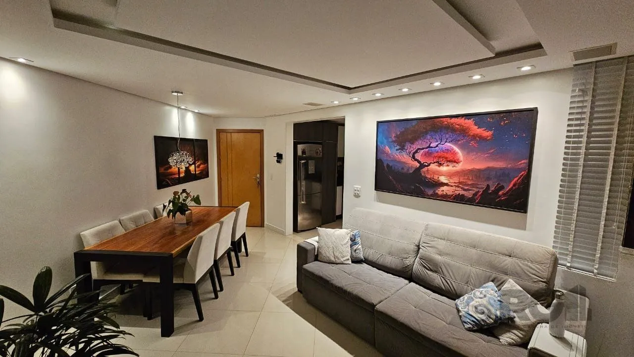 Imagem Apartamento com 2 quartos, churrasqueira, vaga, no bairro Cristo Redentor Poa/RS