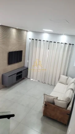 Imagem Casa Sobrado 2 dormitórios ( 2 suítes), 3 vagas, Villa Branca, Jacarei.