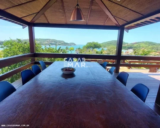 Imagem Casa Frente Mar para Temporada em Armação dos Búzios / RJ no bairro Ferradura