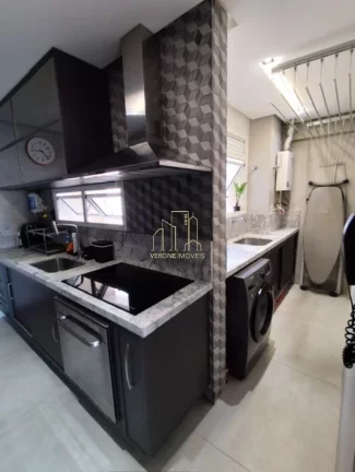 Imagem Apartamento de 110m² no Greenville, Salvador-BA: 2 quartos, 1 suíte, varanda gourmet com vista bosque. Reformado e finamente decorado.