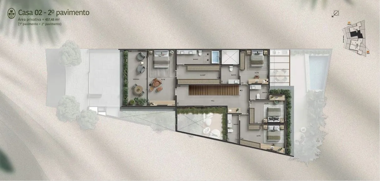 Imagem Casas Ibitá São Conrado: Luxo, Exclusividade e Alta Valorização