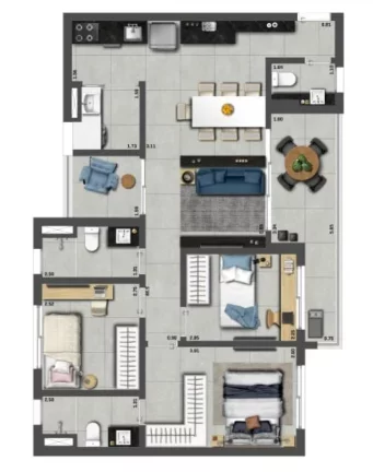 Imagem Apartamento à venda no bairro Moema - São Paulo/SP