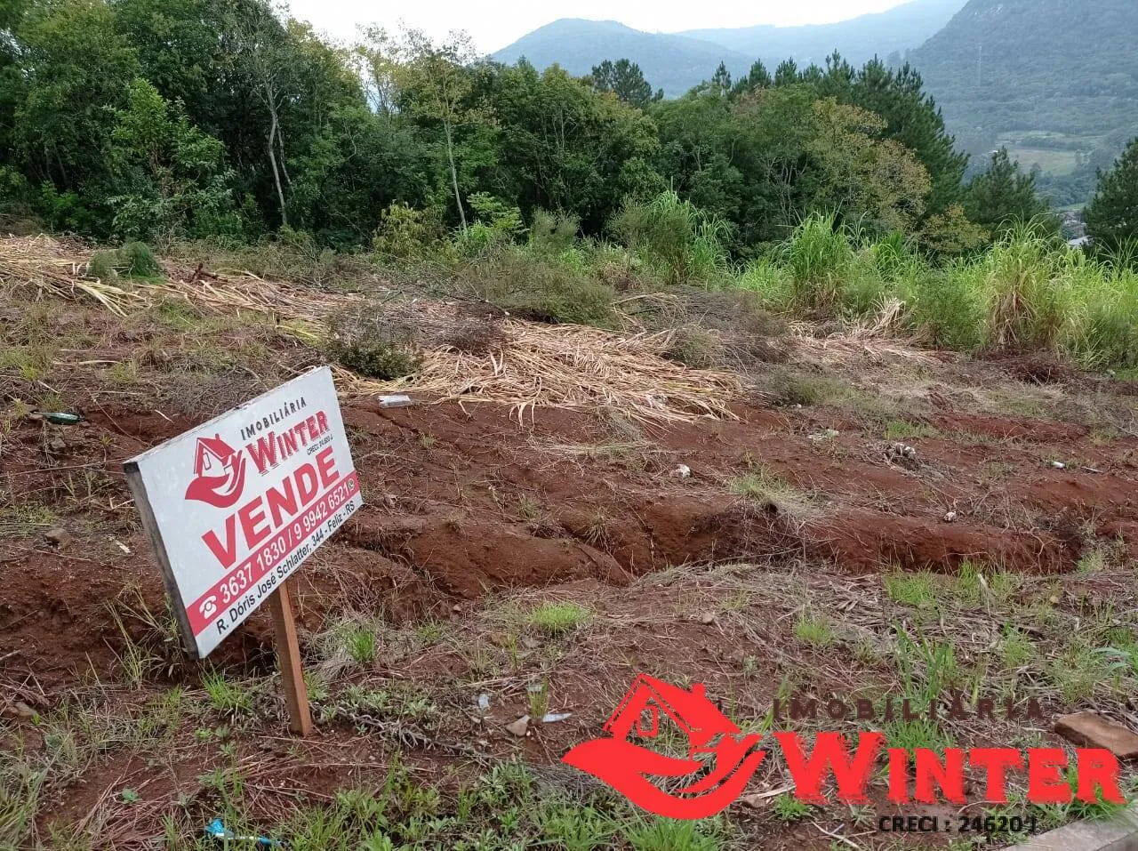 Imagem Terreno de 417,94m² com linda Vista no Centro de Vale Real.