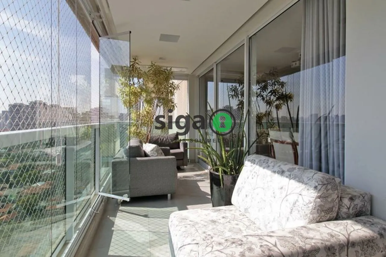 Imagem Apartamento à venda no Brooklin | 167m² | Andar alto | 3 suítes | Varanda gourmet | Alto padrão