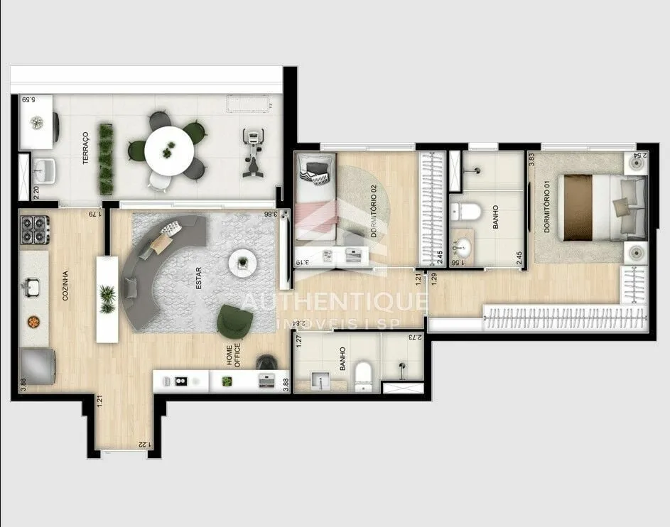 Imagem SIGNATUR - Parque Imperial Saúde - Apartamento à venda no bairro Saúde - São Paulo/SP, Zona Sul