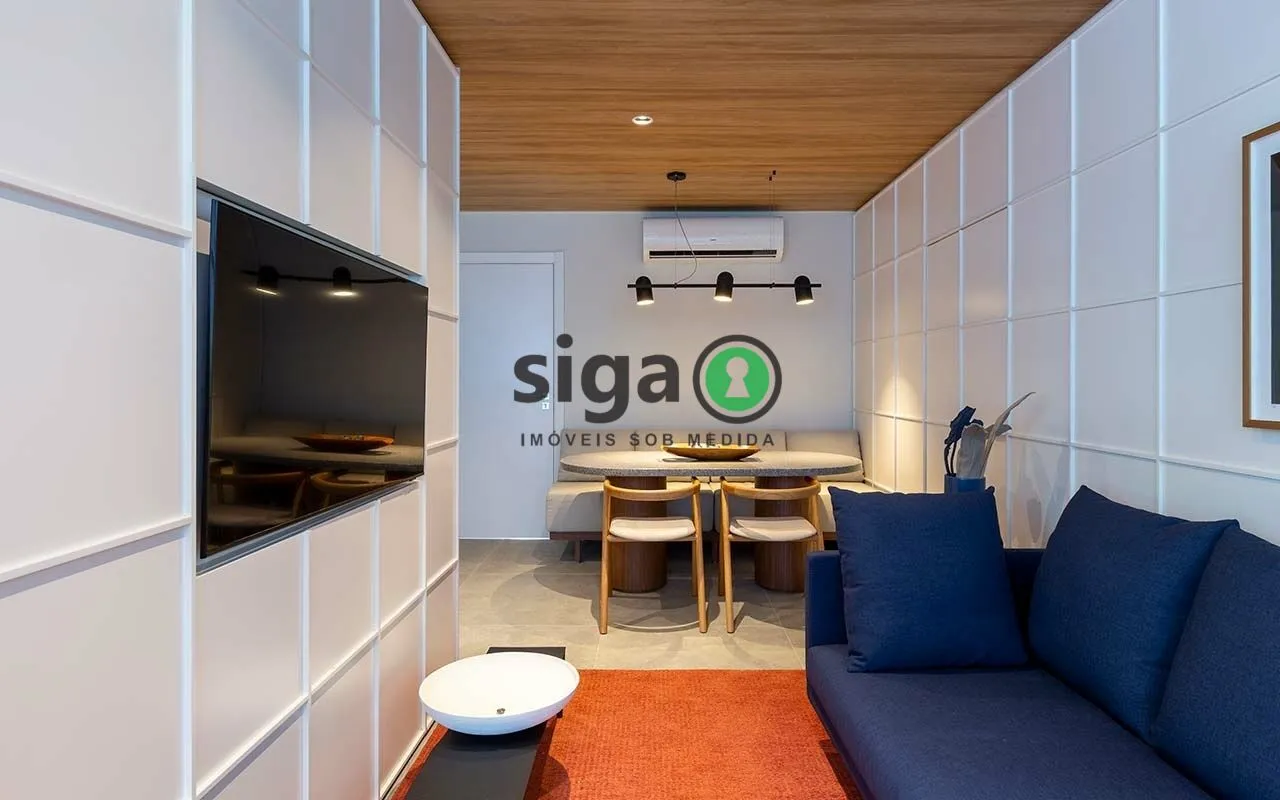 Imagem Apartamento à venda no Itaim com 1 quarto, 40m², 1 vaga