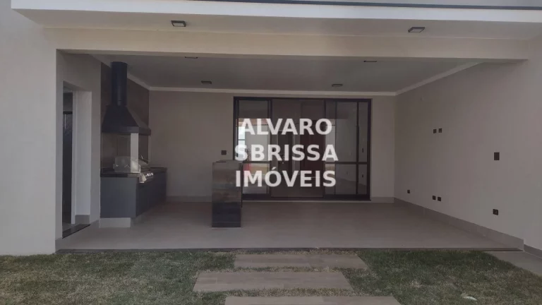 Imagem Linda casa nova térrea à venda com 3 suítes e piscina no Condomínio Campos de Santo Antônio II em Itu SP