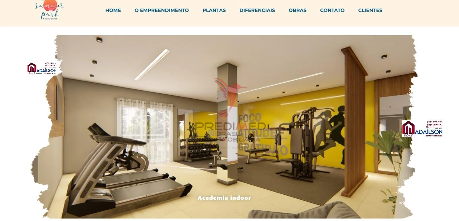 Imagem Apartamentos em Floripa SC com 2 Dormitórios - Summer Park Residence a partir R$ 409.780