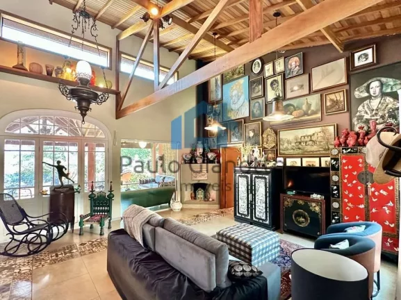 Imagem Casa rústica à venda no Paisagem Renoir Granja Viana
