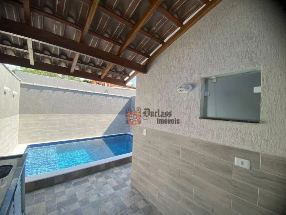 Imagem Casa com 2 dormitórios à venda, 64 m² por R$ 355.000 - Balneário Tupy - Itanhaém/SP