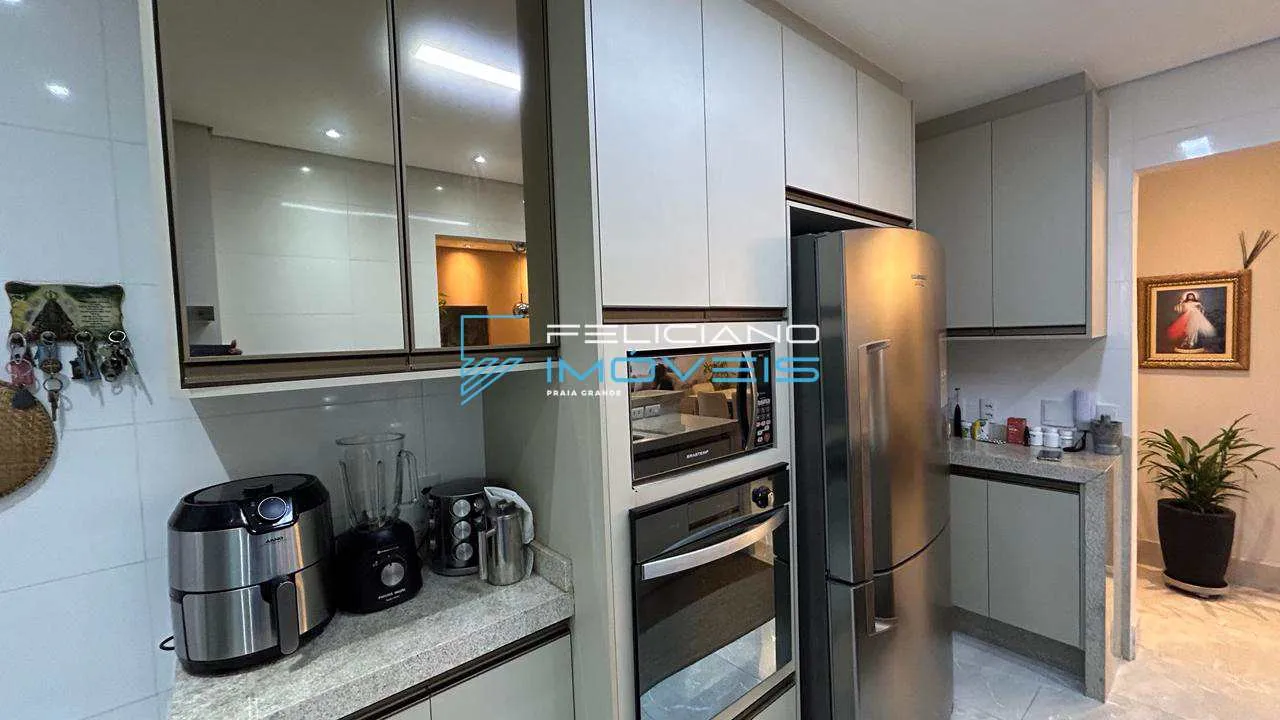 Imagem Apartamento com 2 quartos, Guilhermina, Praia Grande - R$ 699 mil, Cod: 7366