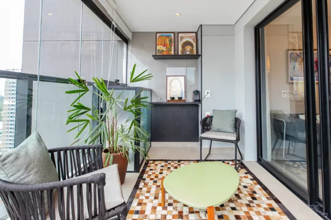 Imagem Apartamento à venda em São Paulo, Moema, com 1 quarto, 42m2