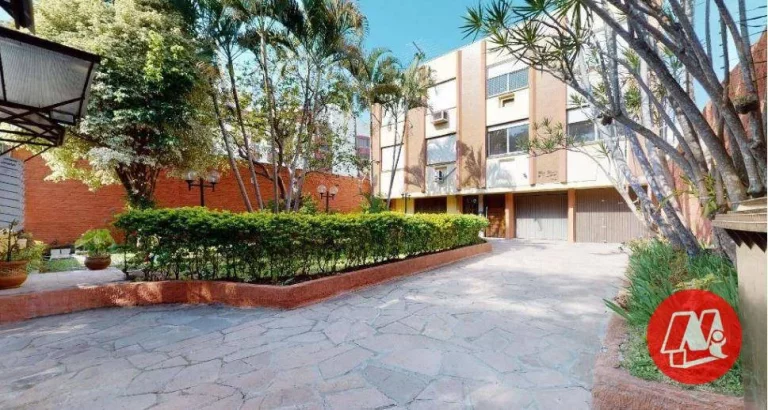 Foto do imóvel No Jardim Botânico, térreo com 1 dormitório e pátio.