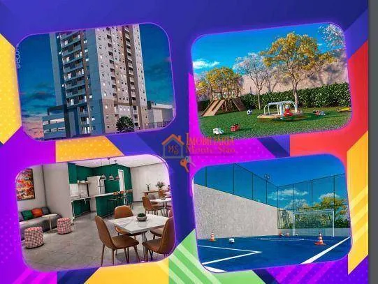 Imagem Apartamento com 2 dormitórios à venda, 55 m² por R$ 477.600,00 - Vila das Bandeiras - Guarulhos/SP