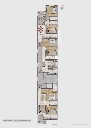 Apartamento de 2 dormitórios com box