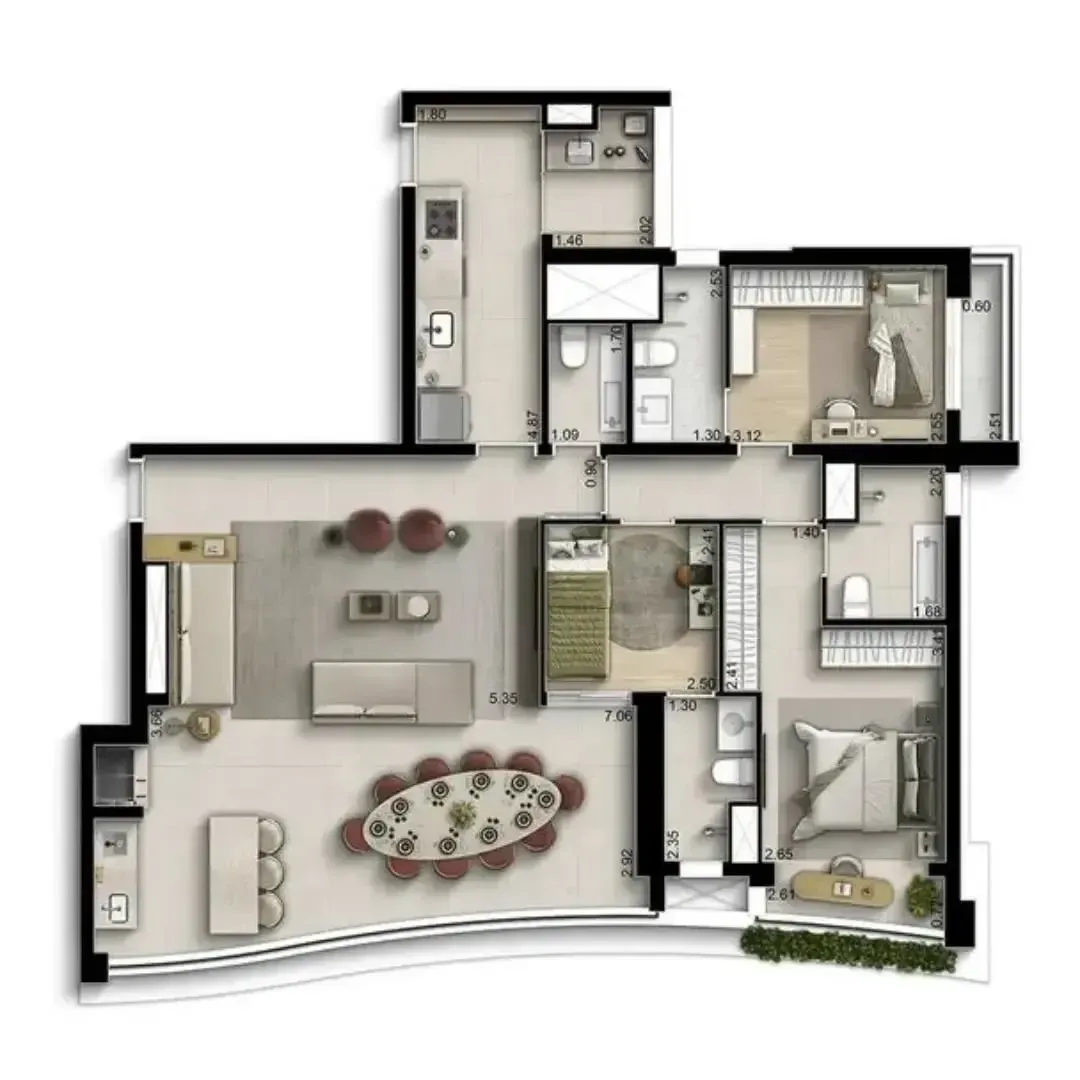 Imagem Apartamento com 3 Quartos à Venda, 120 m² em Butantã - São Paulo