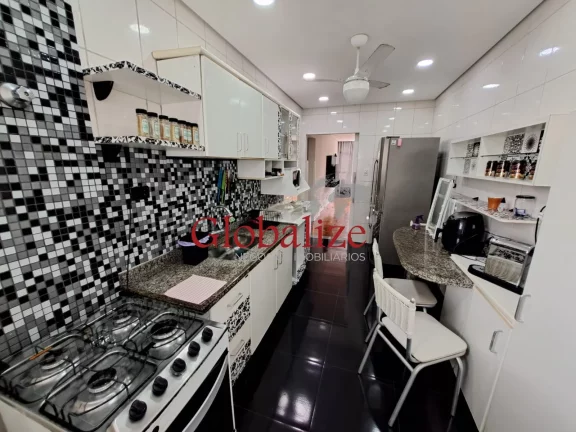 Imagem Apartamento à venda com 92m², 2 quartos, 1 suíte, dependência por R$550.000,00 no José Menino em Santos