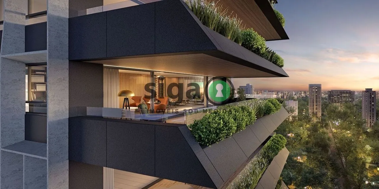 Foto do imóvel Apartamento à Venda nos Jardins de 252 m² com 4 suítes e 3 vagas - São Paulo