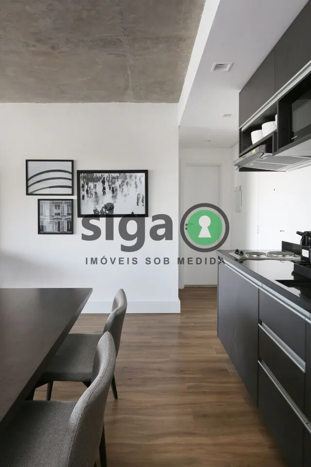 Imagem APATAMENTO MOBILIADO PARA VENDA NO BROOKLIN COM 1 DORMITORIO